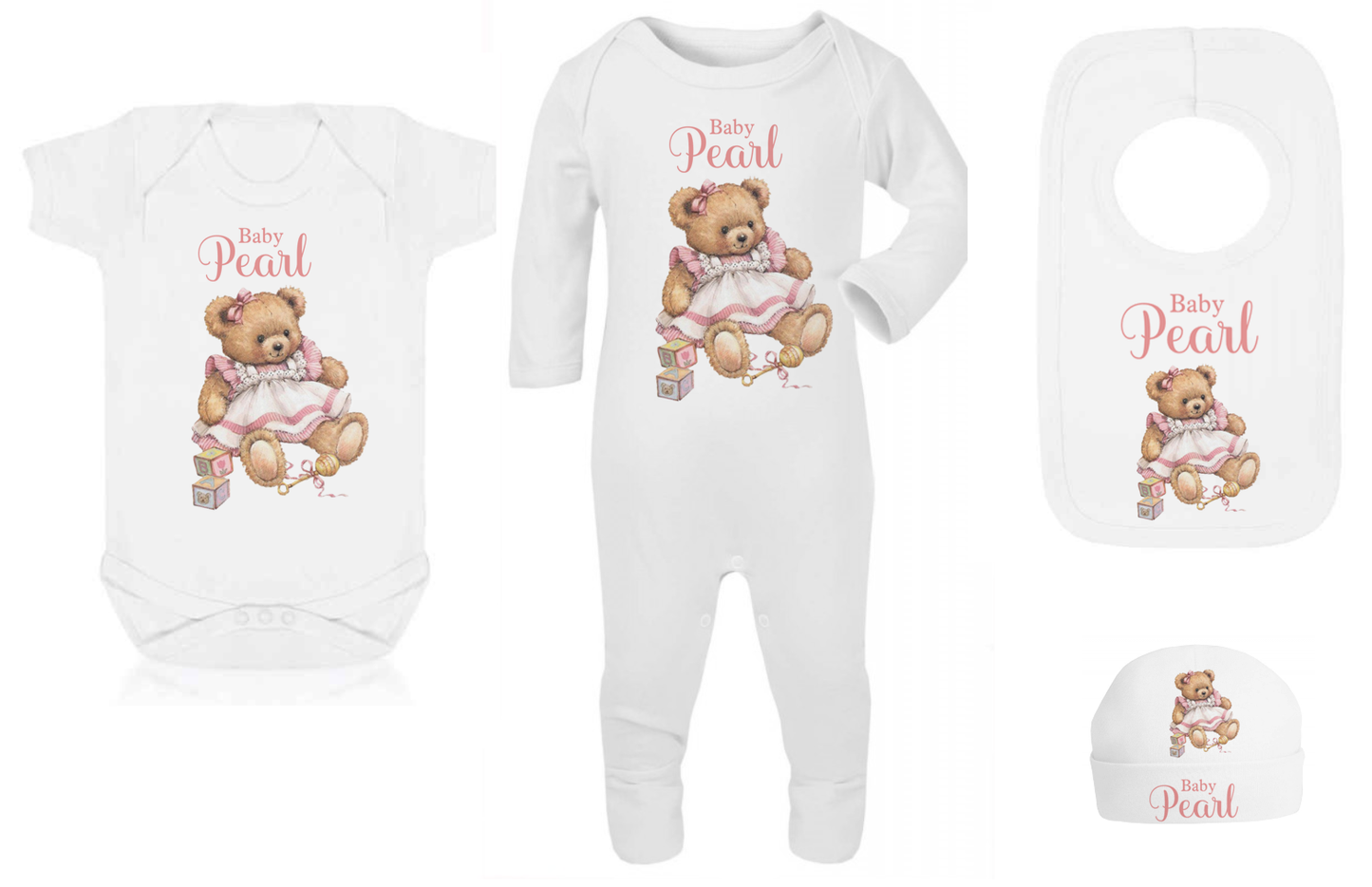 Ok baby bath personalised Vintage bear