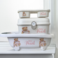 Aqua scale & Ok Baby Bath Vintage bear