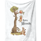 Personalised Winnie the pooh Blanket and pillow sets