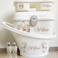 Shnuggle Personalised Bath Set Carousel Cream & Matching Items