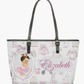lux brown pink changing bag