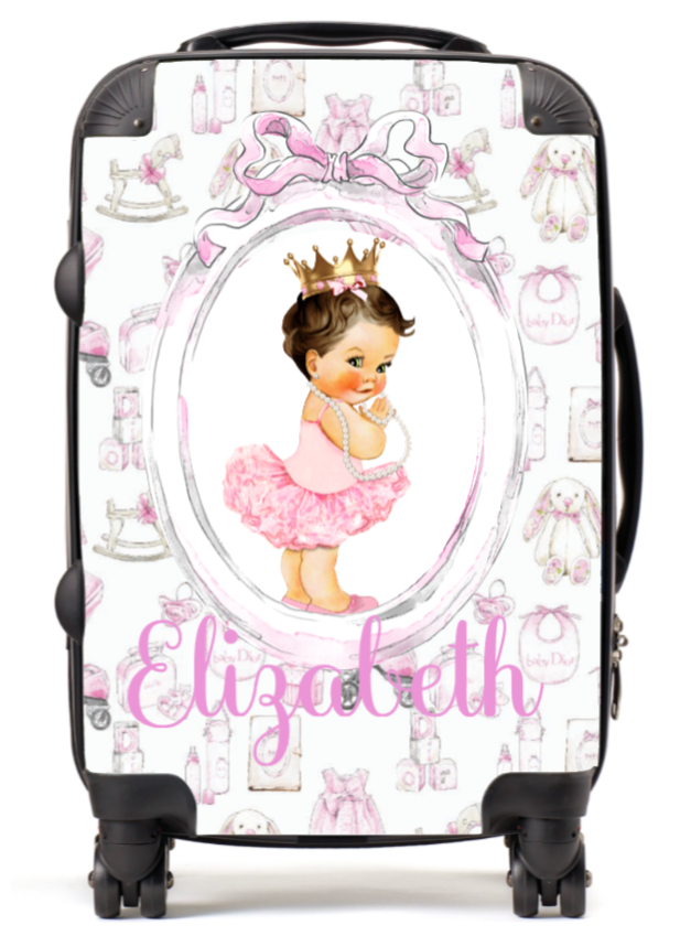 Shnuggle personalised baby bundle lux pink brown