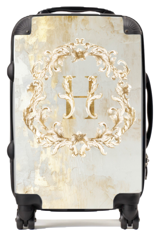 Royal Marble Crest Suitcase