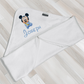 Toddlers shnuggle Personalised bath set Disney Micky and Friends 12-4 years