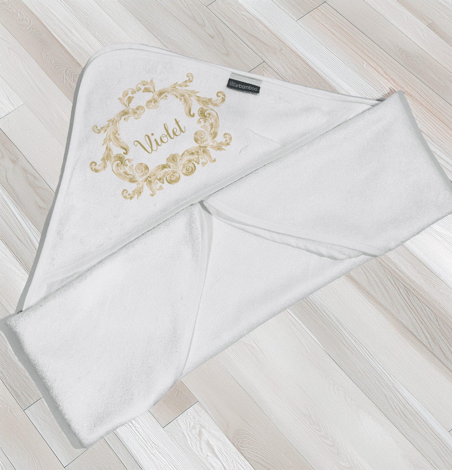 Aqua scale & Ok Baby Bath swirl gold