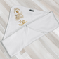 Lux gold blond hair baby towel
