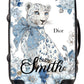 Personalised Suitcase lion patten