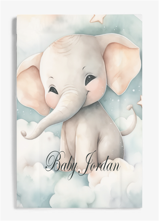 Shnuggle bath personalised Sweet Dreams Elephant Bath set