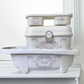 Aqua scale & Ok Baby Bath swirl purple