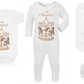 Ok baby bath personalised set Carousal Cream