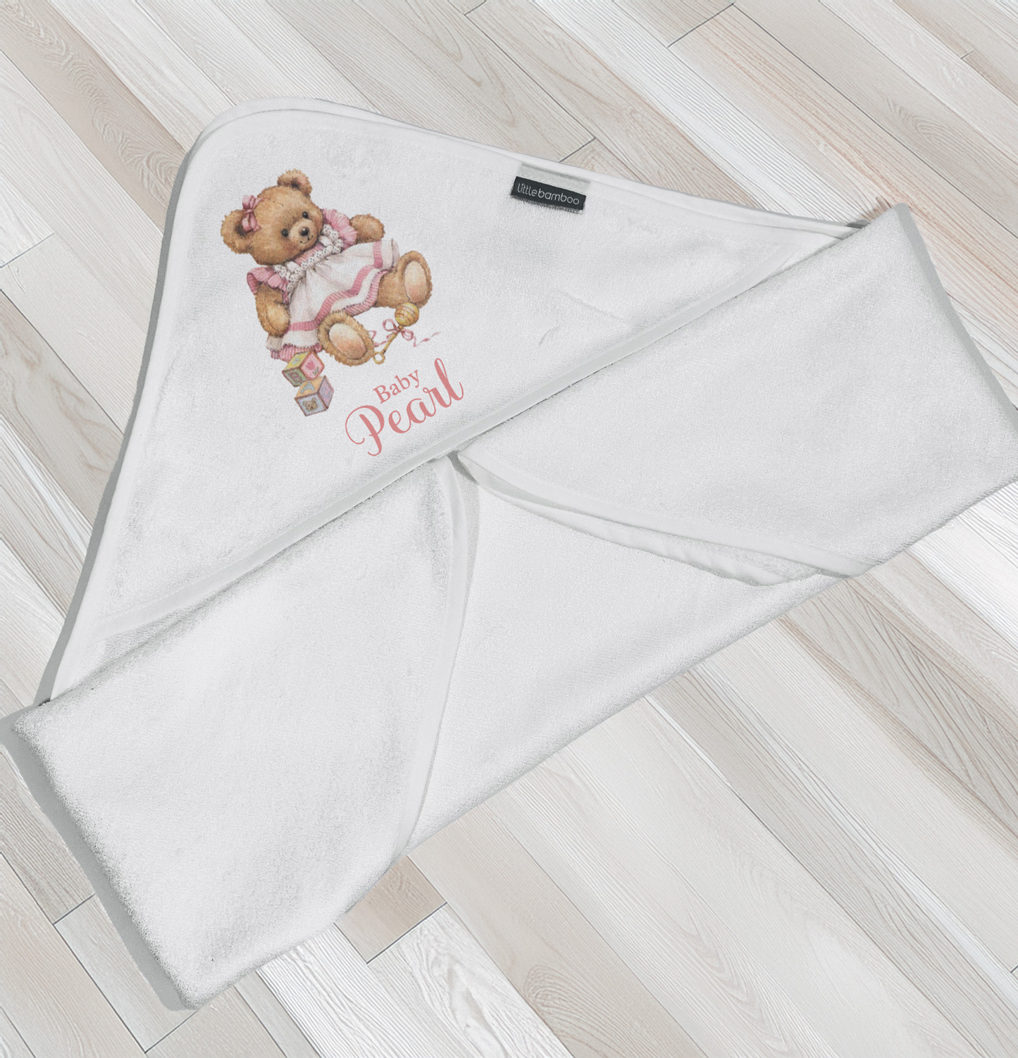 Shnuggle bath personalised set Vintage Bear