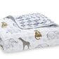 Essentials Cotton Muslin Blanket jungle (120cm)