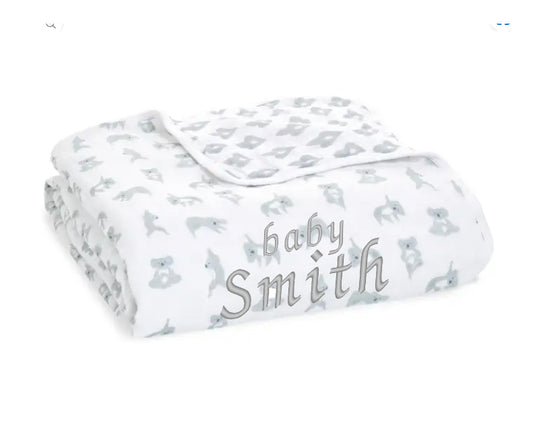 Essentials Cotton Muslin blanket  (120cm)