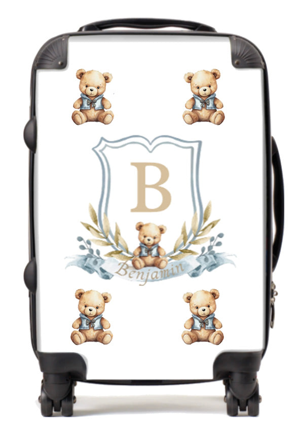 Personalised bear crest Suitcase