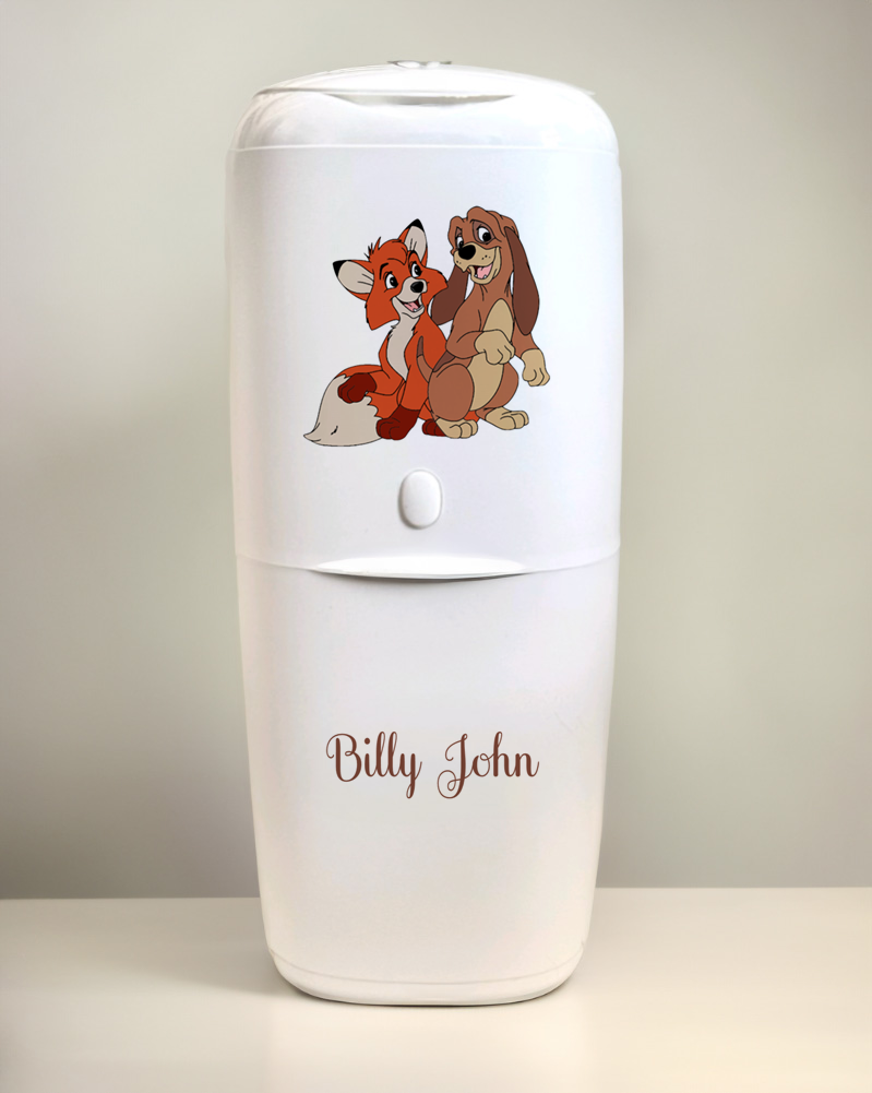 Shnuggle bath personalised set D fox