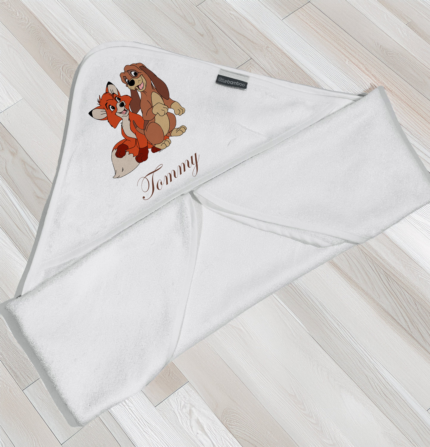 Shnuggle bath personalised set D fox