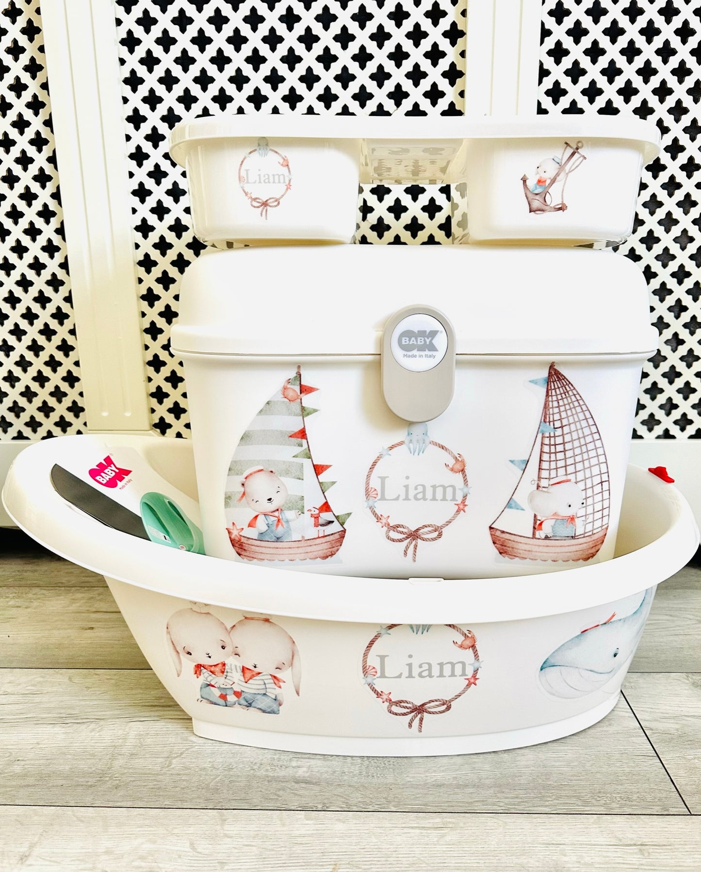 Ok baby Sailing Bath Set