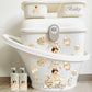 Lux Gold brown Baby sticker set