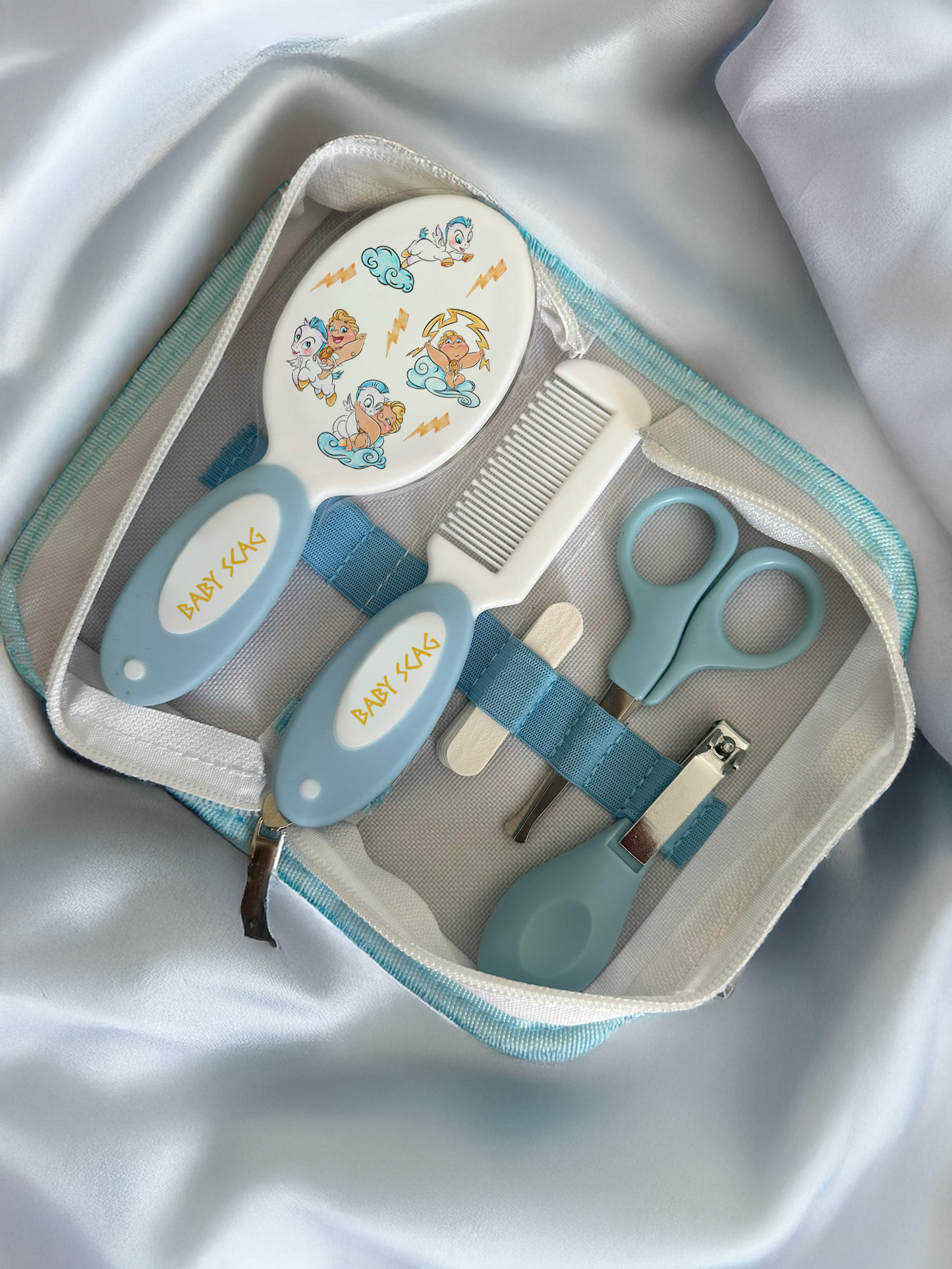 Shnuggle bath personalised set God of thunder