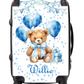 Shnuggle bath personalised set Blue bear