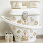 Lux Gold blond Baby sticker set