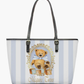 stripe blue frame bear