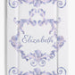 Aqua scale & Ok Baby Bath swirl purple