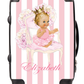 Personalised Suitcase Throne baby Pink