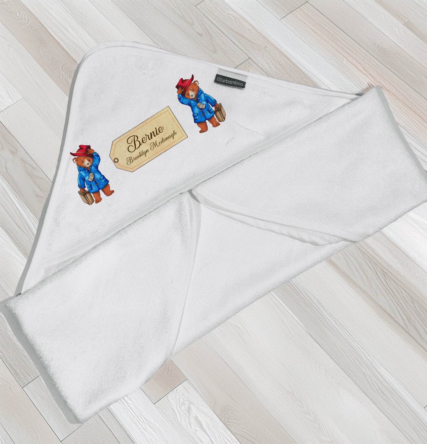 Ok Baby Bath personalised set Paddington Bear