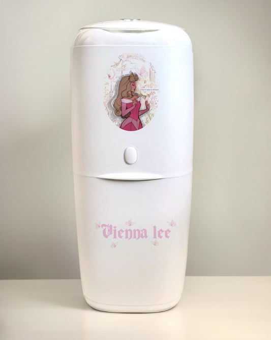 Angelcare Nappy Disposal System with 1 Refill Personalised Disney Sleeping Beauty