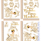 Lux Gold brown Baby sticker set