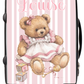 Personalised Suitcase Vintage Bear