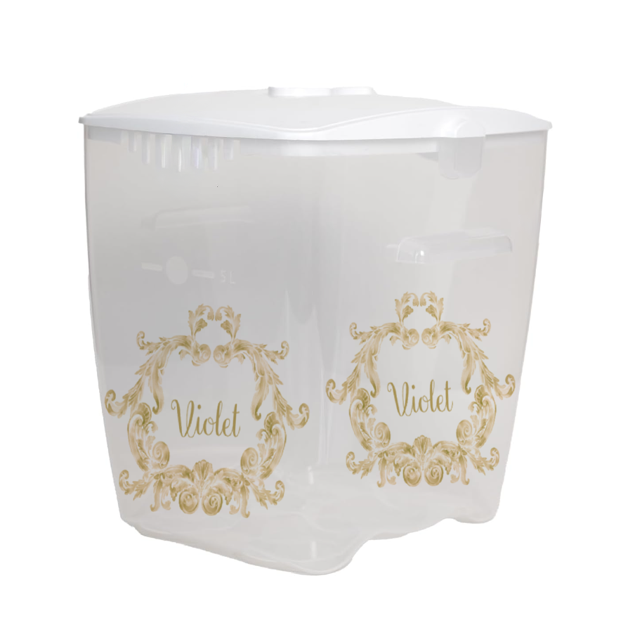 Aqua scale & Ok Baby Bath swirl gold