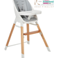 My Child Lars 3-In1 Highchair-Grey Personalised