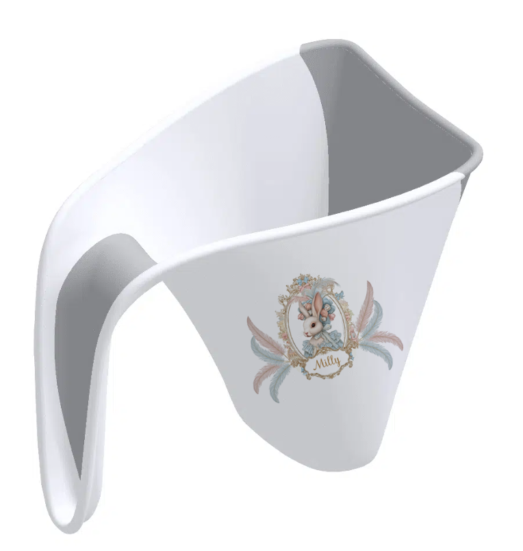 Shnuggle bath personalised set royal bunny