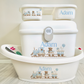 Ok baby bath personalised set Train