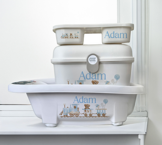 Aqua scale & Ok Baby Bath Train
