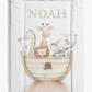 Ok baby bath personalised set Noah`s ark
