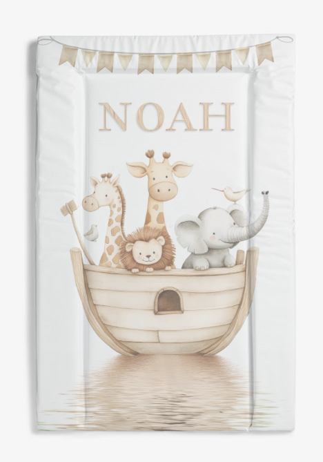 Ok baby bath personalised set Noah`s ark