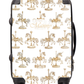 Personalised Suitcase Gold Horse