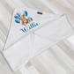 Shnuggle bath personalised set Blue bear