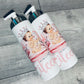Ok Baby Personalised Bath Set Throne Baby Pink