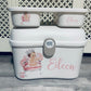 Ok Baby Personalised Bath Set Throne Baby Pink