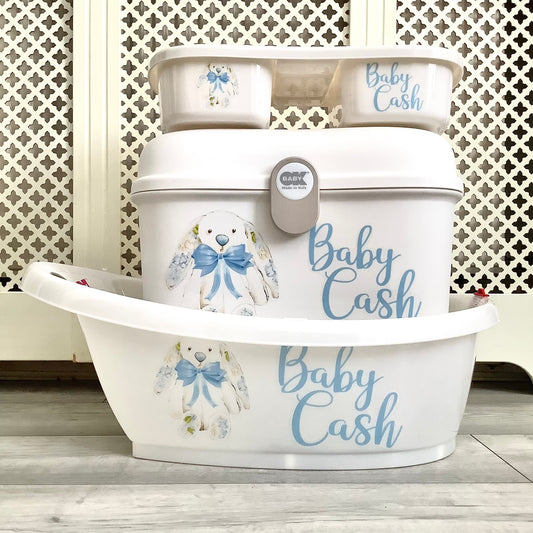 Ok baby Bunny Blue Bath Set