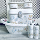 Ok Baby Personalised Lux Blue Bath set