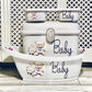 Ok baby Neutral Teddy Bath Set