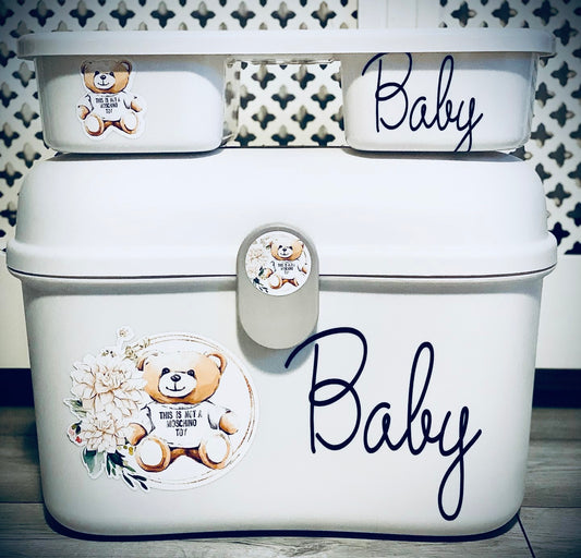 Ok baby Neutral Teddy Bath Set